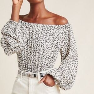 Anthropologie Cascais Off Shoulder Top